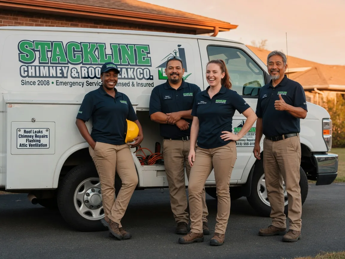 Chimney flashing repair company in Byars, OK